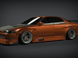 toyota mark ii jzx 90 3D Model