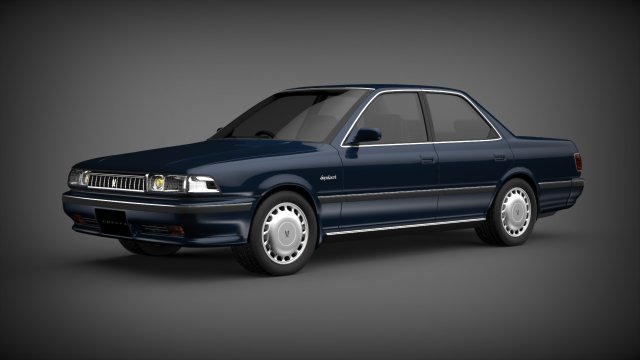 toyota cresta gx 80 3Dモデル .c4d .max .obj .3ds .fbx .stl .blend 