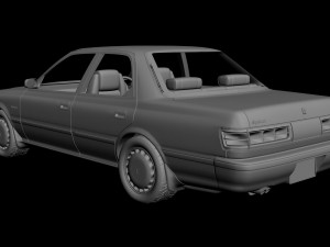 toyota cresta gx 80 3Dモデル