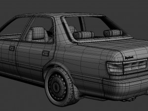 toyota cresta gx 80 3Dモデル