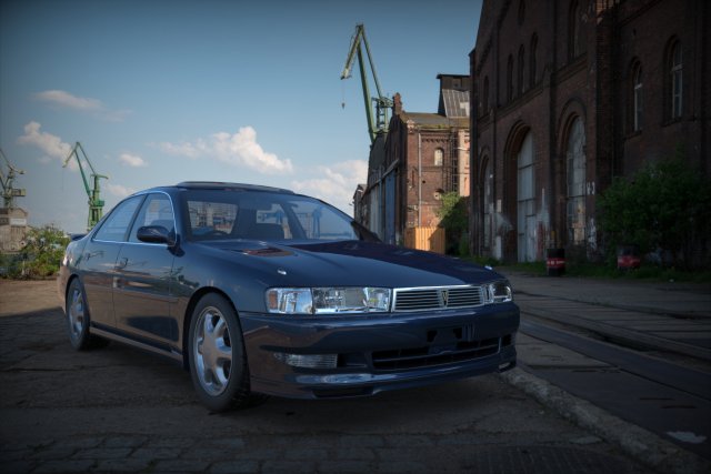 toyota cresta gx 90 3D Model .c4d .max .obj .3ds .fbx .stl .blend 
