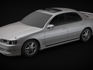 toyota cresta gx 90 3D Model