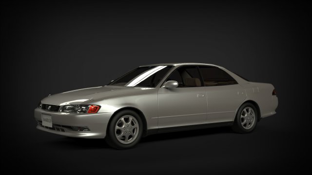 toyota mark ii jzx 90 3D 모델 .c4d .max .obj .3ds .fbx .stl .blend