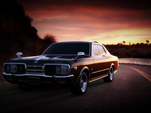 nissan gloria 330 1975 Modèle 3D
