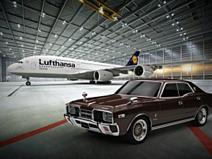nissan gloria 330 1975 3D Model