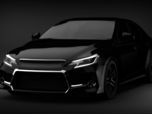 toyota mark x 2016 3D मॉडल