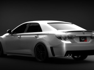 toyota mark x 2016 3D मॉडल