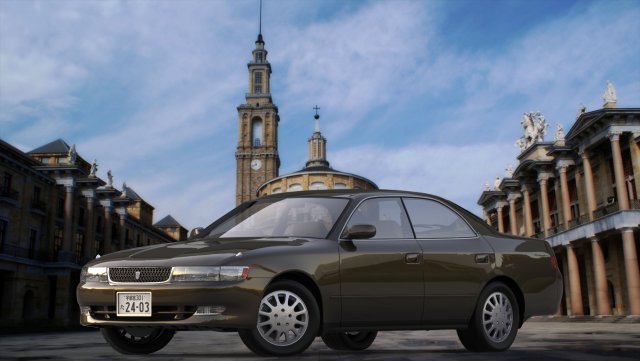 toyota chaser jzx 90 Model 3D .c4d .max .obj .3ds .fbx .stl .blend