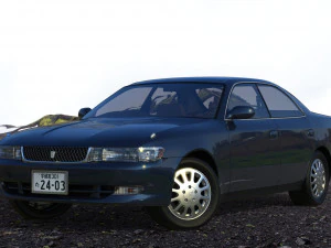 toyota chaser jzx 90 3D Model
