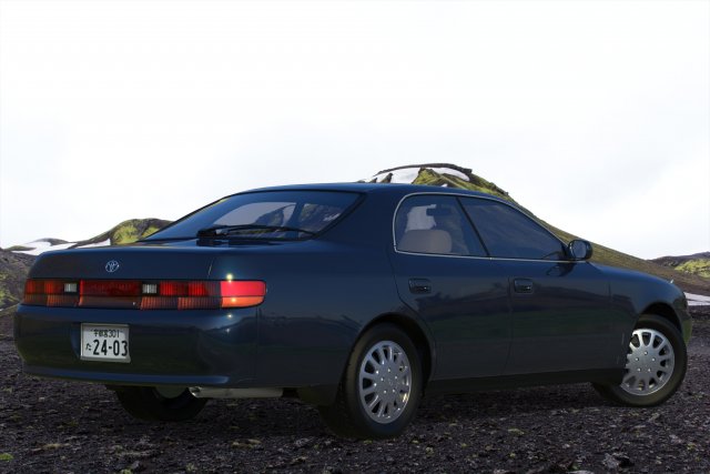 Toyota Chaser Jzx 90 3D Модель In Седан 3DExport