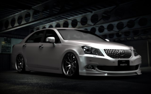 toyota crown majesta 3Dモデル .c4d .max .obj .3ds .fbx .stl .blend