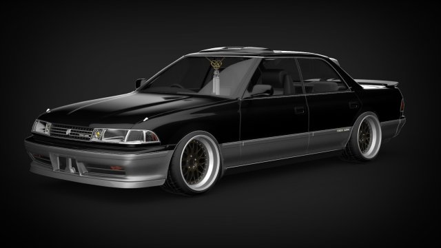 toyota mark ii jzx 81 3D Model in Sedan 3DExport