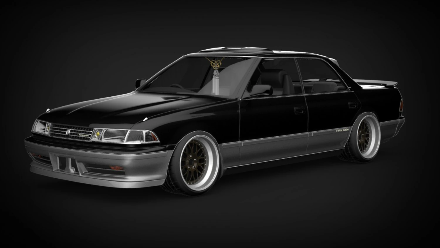 toyota mark ii jzx 81 3D Model .c4d .max .obj .3ds .fbx .stl .blend 