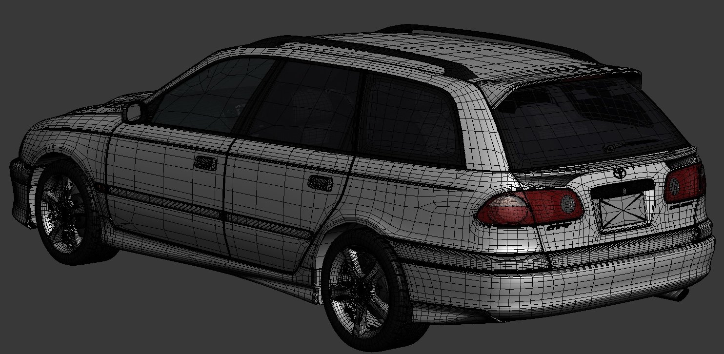 Toyota caldina чертеж