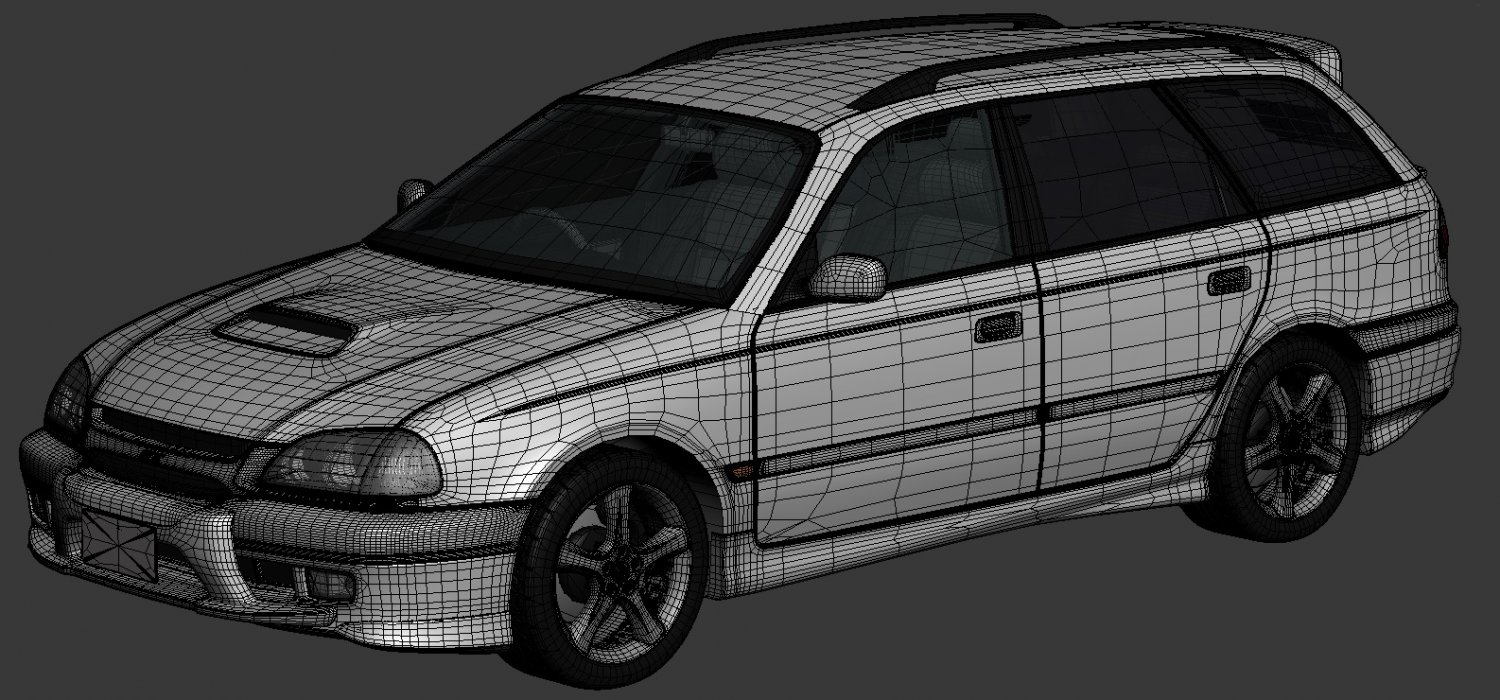 Toyota caldina 3d model