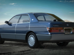 toyota crown s141 3D 模型