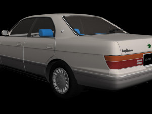 toyota crown s141 3D 模型