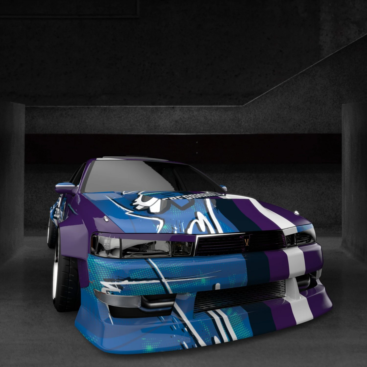 도요타 크레스타 jzx 90 3D 모델 .c4d .max .obj .3ds .fbx .stl .blend 