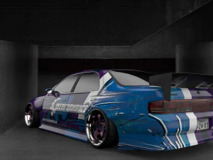 도요타 크레스타 jzx 90 3D 모델