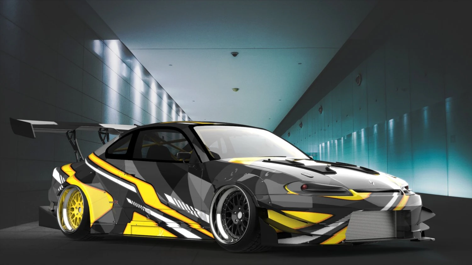 nissan silvia s15 3D Model .c4d .max .obj .3ds .fbx .stl .blend