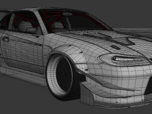 nissan silvia s15 3D Model