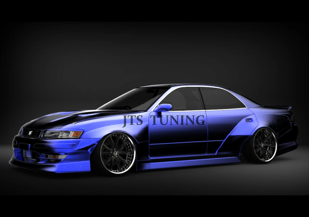 toyota mark ii jzx 90 grande g 3D Model .c4d .max .obj .3ds .fbx .stl .blend