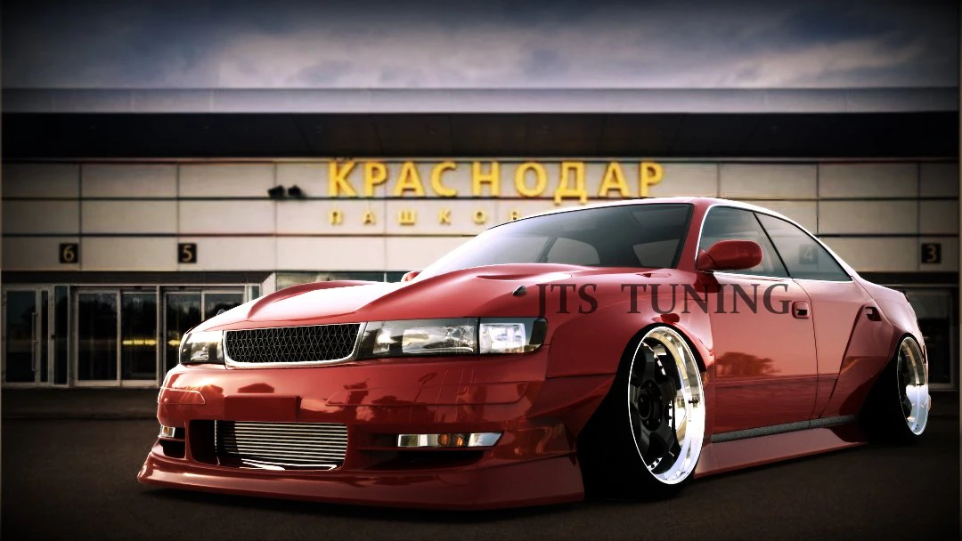 toyota chaser jzx90 tourerv uras jts tuning 3D Model .c4d .max .obj .3ds .fbx .stl .blend 