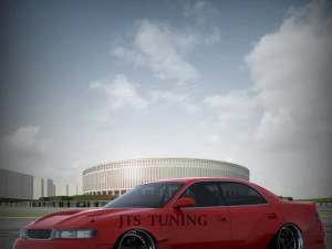 toyota chaser jzx90 tourerv uras jts tuning 3D Model
