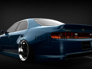 toyota chaser jzx90 tourerv uras jts tuning 3D Model