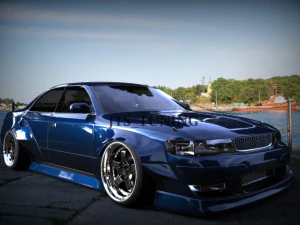 toyota chaser jzx90 tourerv uras jts tuning 3D Model