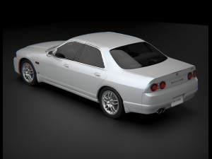 Nissan Skyline R 33 Sedan 3D Модель