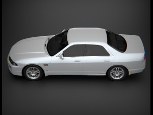 Nissan Skyline R 33 Sedan 3D Модель