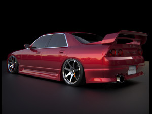 Nissan Skyline R 33 Sedan 3D Модель