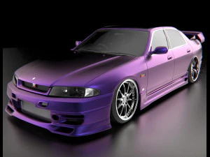 日産 スカイライン R33 セダン 3Dモデル in セダン 409994 | 3DExport