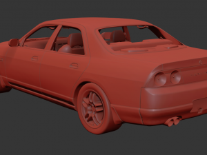 Nissan Skyline R 33 Sedan 3D Модель