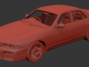 Nissan Skyline R 33 Sedan 3D Модель