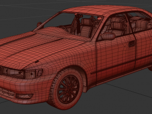 Toyota CHASER SX-LX-GX- JZX90 Tourer V-S AVANTE 3D Model