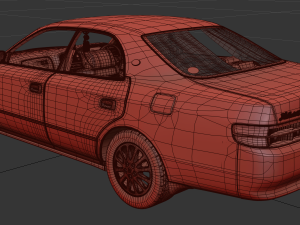 Toyota CHASER SX-LX-GX- JZX90 Tourer V-S AVANTE 3D Model