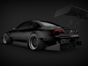 nissan silvia s15 brill steel carbon 3D Model