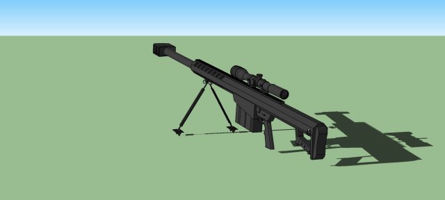 barret 50 3D Model .c4d .max .obj .3ds .fbx .stl .blend 