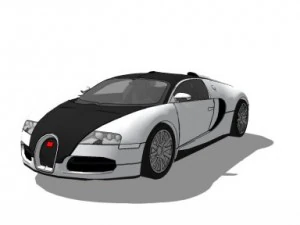 Bugatti Veyron Modello 3D