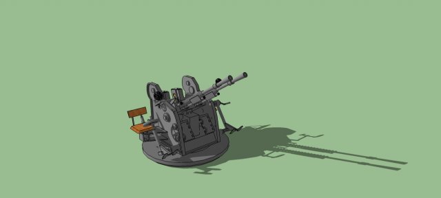 Type 96 3D Model .c4d .max .obj .3ds .fbx .stl .blend 