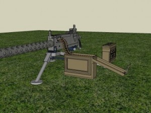 M1919 a4 browing 3Dモデル