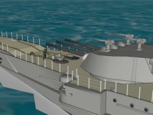 Battleship petropavlovck marat 3D Model