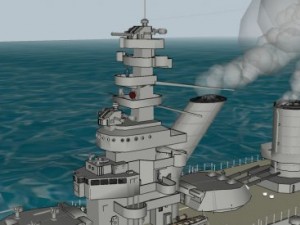 Battleship petropavlovck marat 3D Model