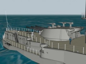 Battleship petropavlovck marat 3D Model