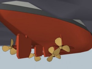 Battleship petropavlovck marat 3D Model