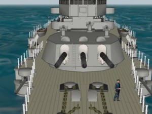 Battleship petropavlovck marat 3D Model