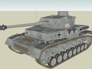 Pzkpfw iv Modello 3D
