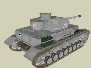 Pzkpfw iv 3D Model